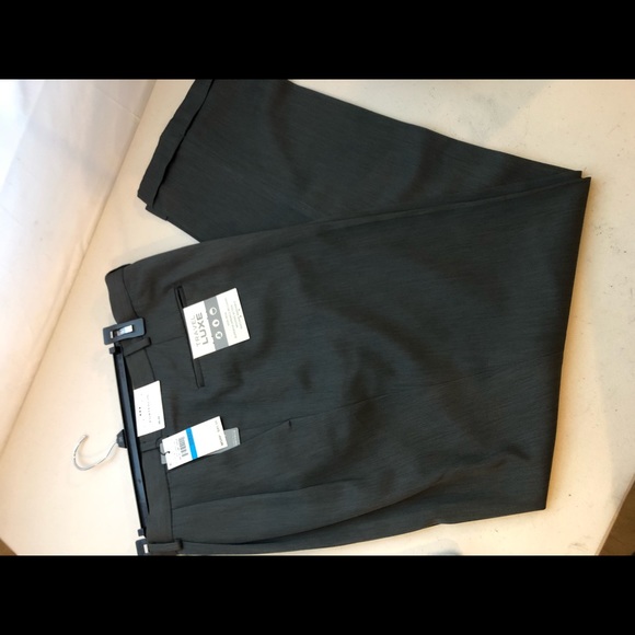 Men 36x32 Perry Ellis Travel Luxe Dress Pants gray - Picture 1 of 5